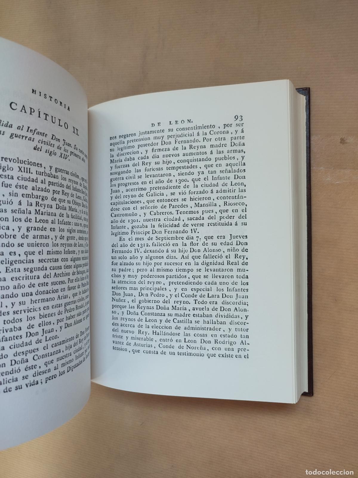 Libros: HISTORIA DE LA CIUDAD Y CORTES DE LEON Y DE SUS REYES (FACS&Iacute;MIL) - FR. MANUEL RISCO - Foto 3
