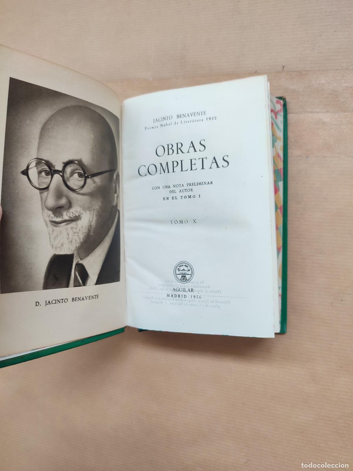 Libros: Obras completas. Tomo X - &rdquo;BENAVENTE, Jacinto&rdquo; - Foto 4