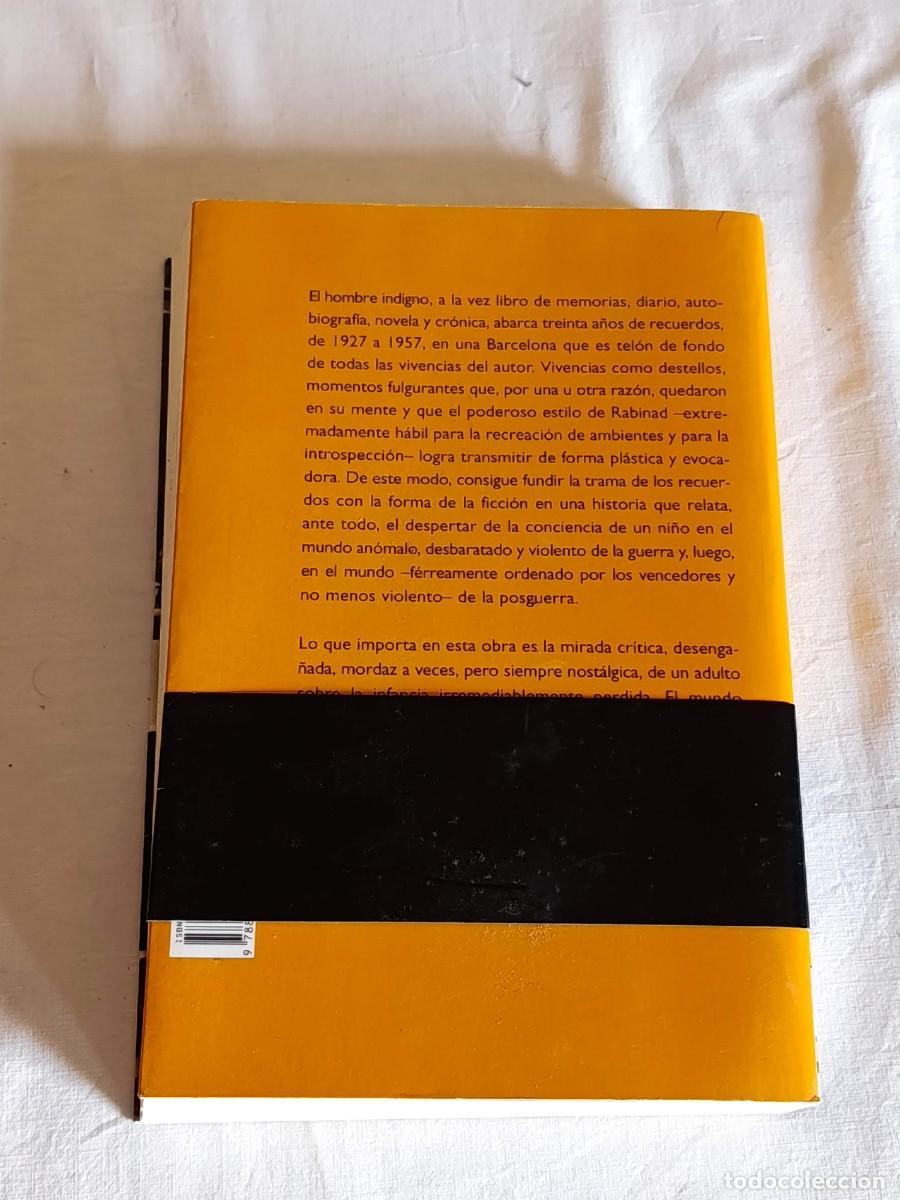 Libros: El hombre indigno Antonio Rabinad - Foto 2