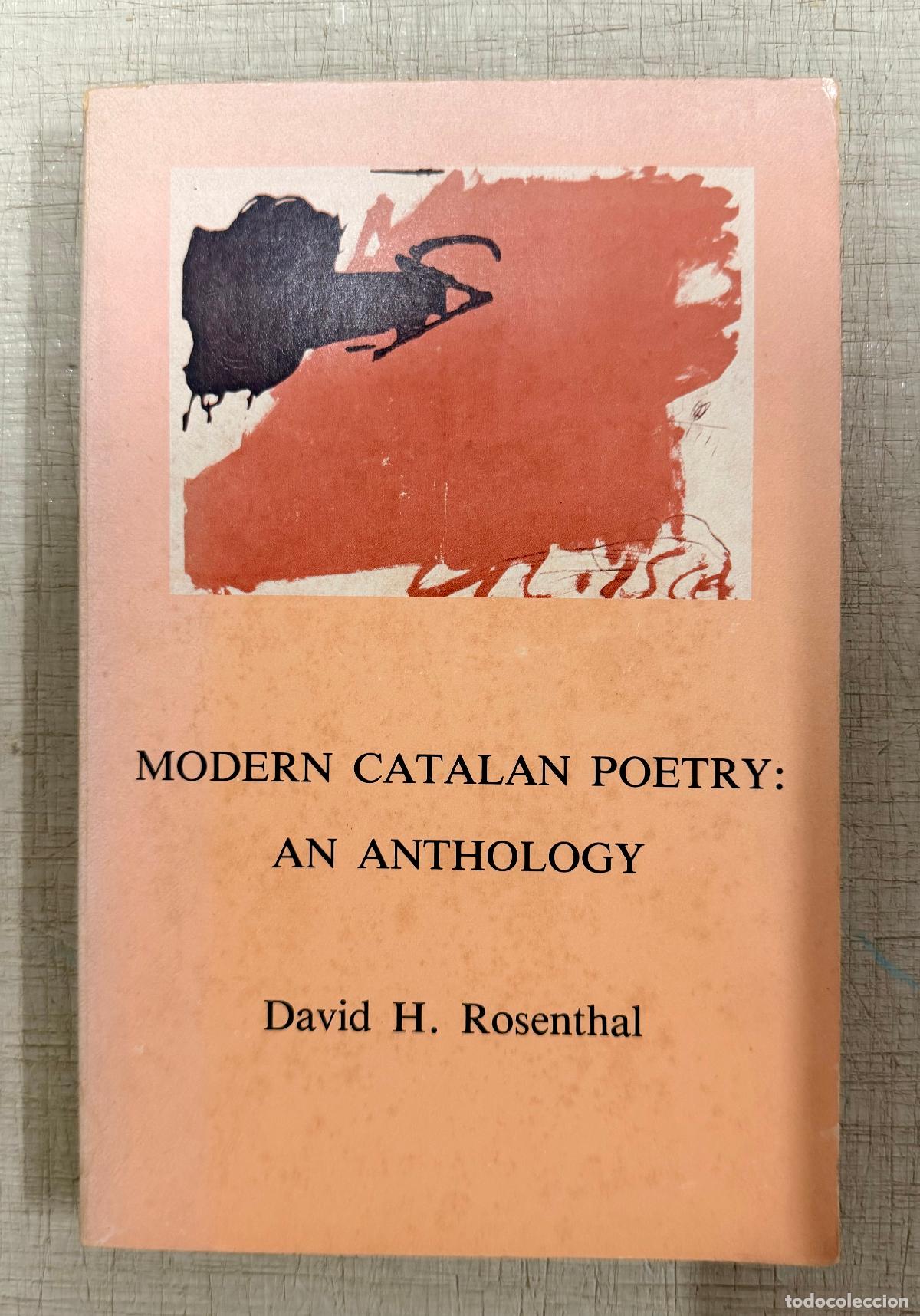 Libros: MODERN CATALAN POETRY. - ROSENTHAL, DAVID H. - Foto 1