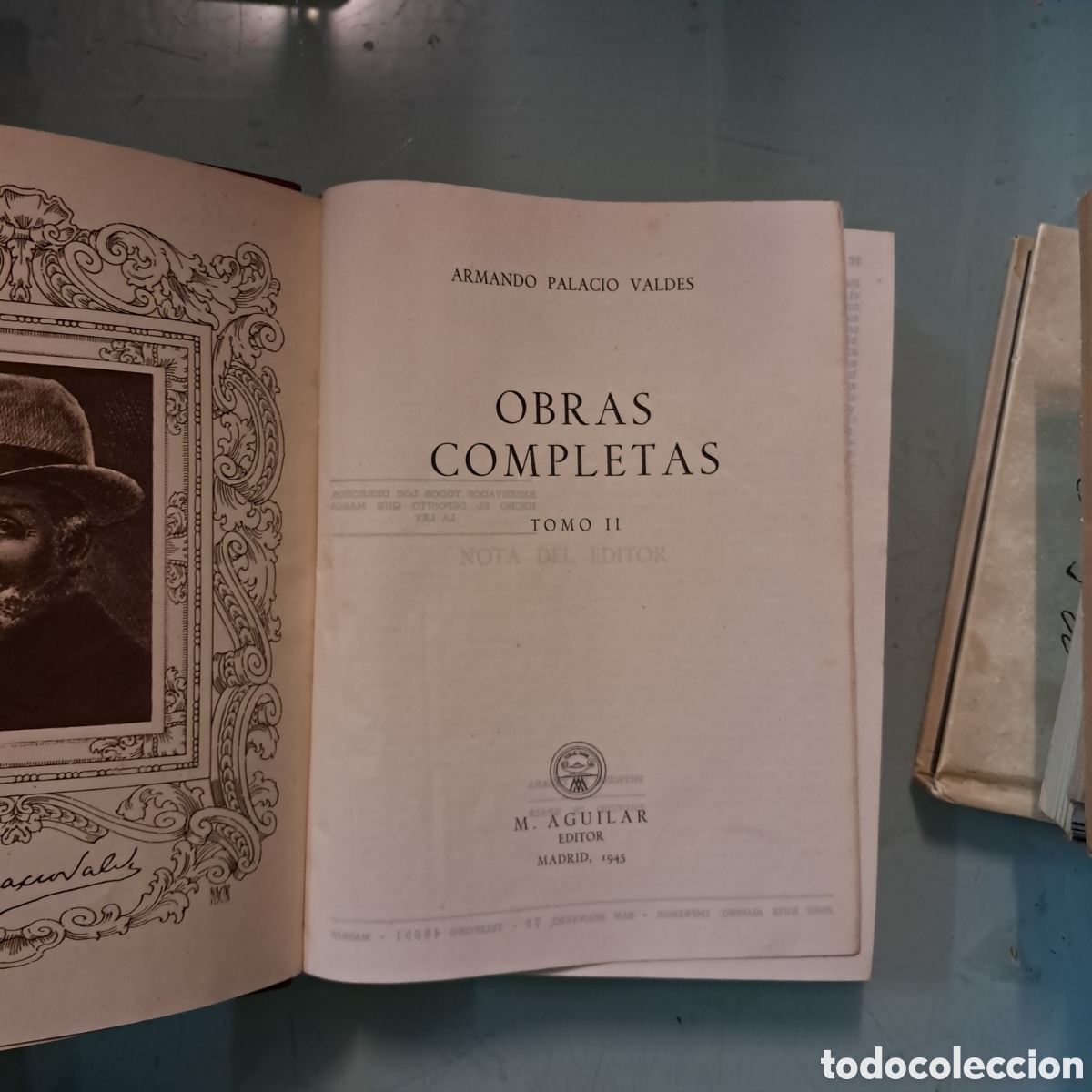 Libros: Armando Palacio Valdes, Obras Completas, tom&oacute; II ,1945 - Foto 3