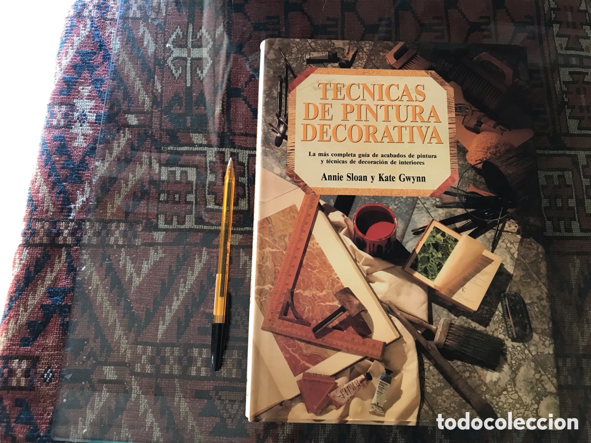 Libros: T&eacute;cnicas de pintura decorativa. Annie Sloam y Karenina Gwynn. C&iacute;rculo de lectores