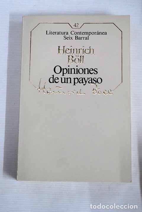 Libros: Opiniones de un payaso.- Boll, Heinrich - Foto 1