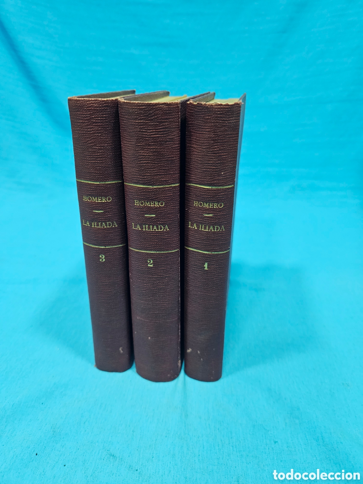 Libros: HOMERO. LA ILIADA. 3 TOMOS - Foto 1