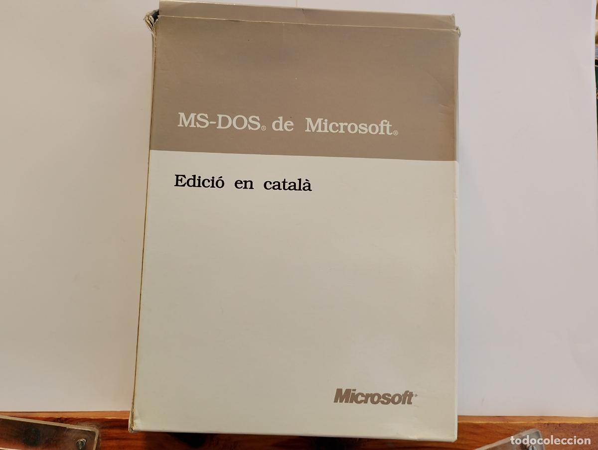 Libros: MS-DDOS DE MICROSOFT. EDICION EN CATALA. - Foto 1