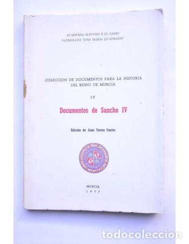 Libros: Documentos de Sancho IV - Edici&oacute;n de Juan Torres Fontes - Foto 1