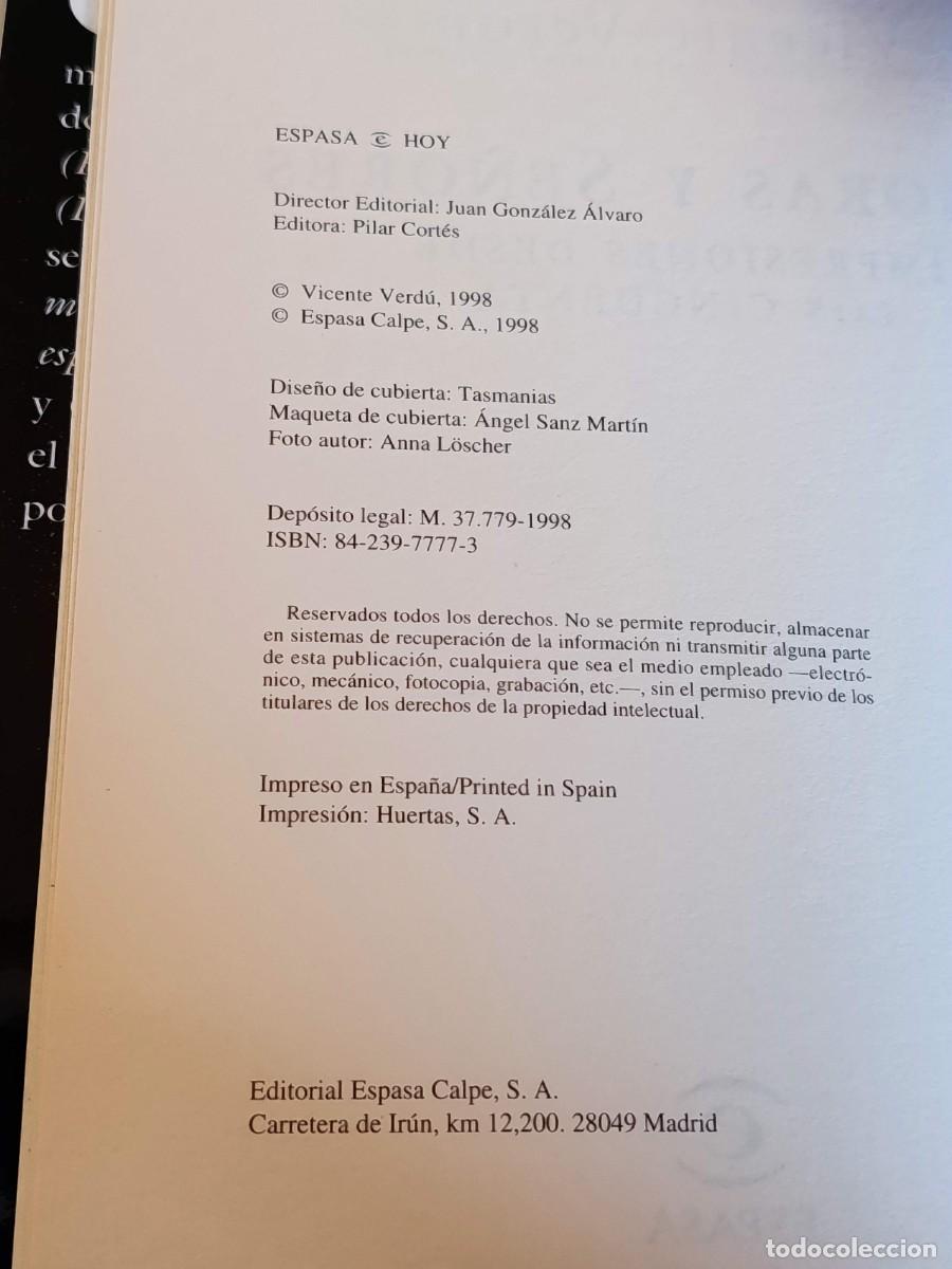 Libros: Se&ntilde;oras y se&ntilde;ores Vicente Verdu - Foto 3