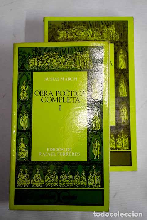 Libros: Obra po&eacute;tica completa.- March, Ausias - Foto 1