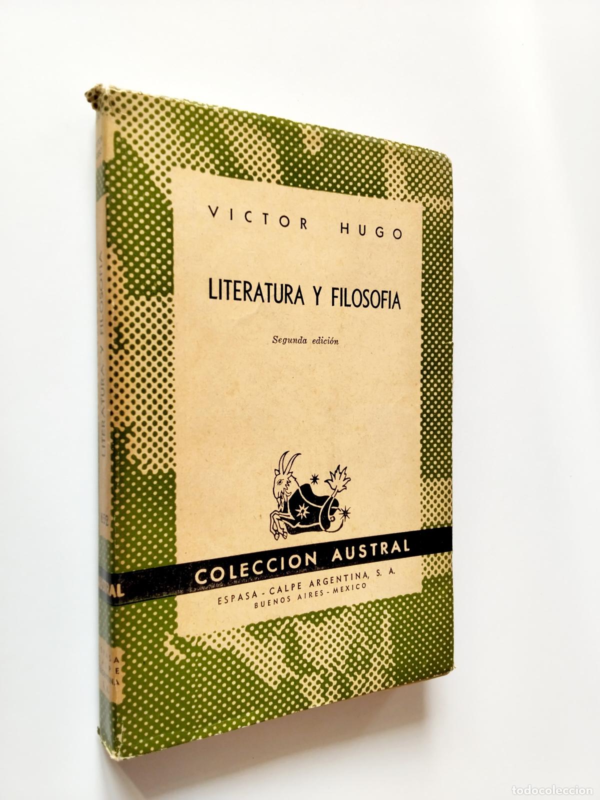 Libros: Victor Hugo - Literatura y filosof&iacute;a - Foto 1