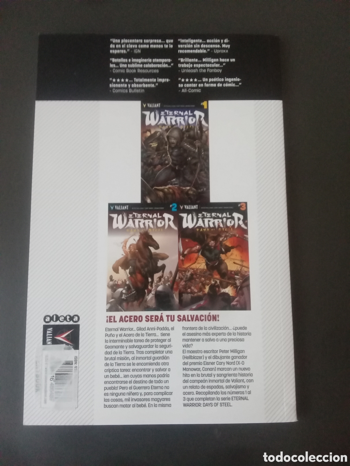 Libros: Eternal warrior. D&iacute;as de acero - Foto 2