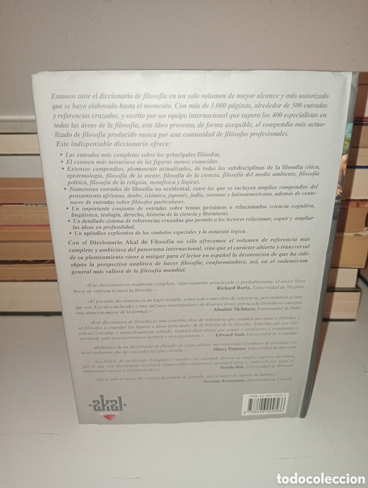 Libros: Filosof&iacute;a. Diccionario Akal - Foto 2