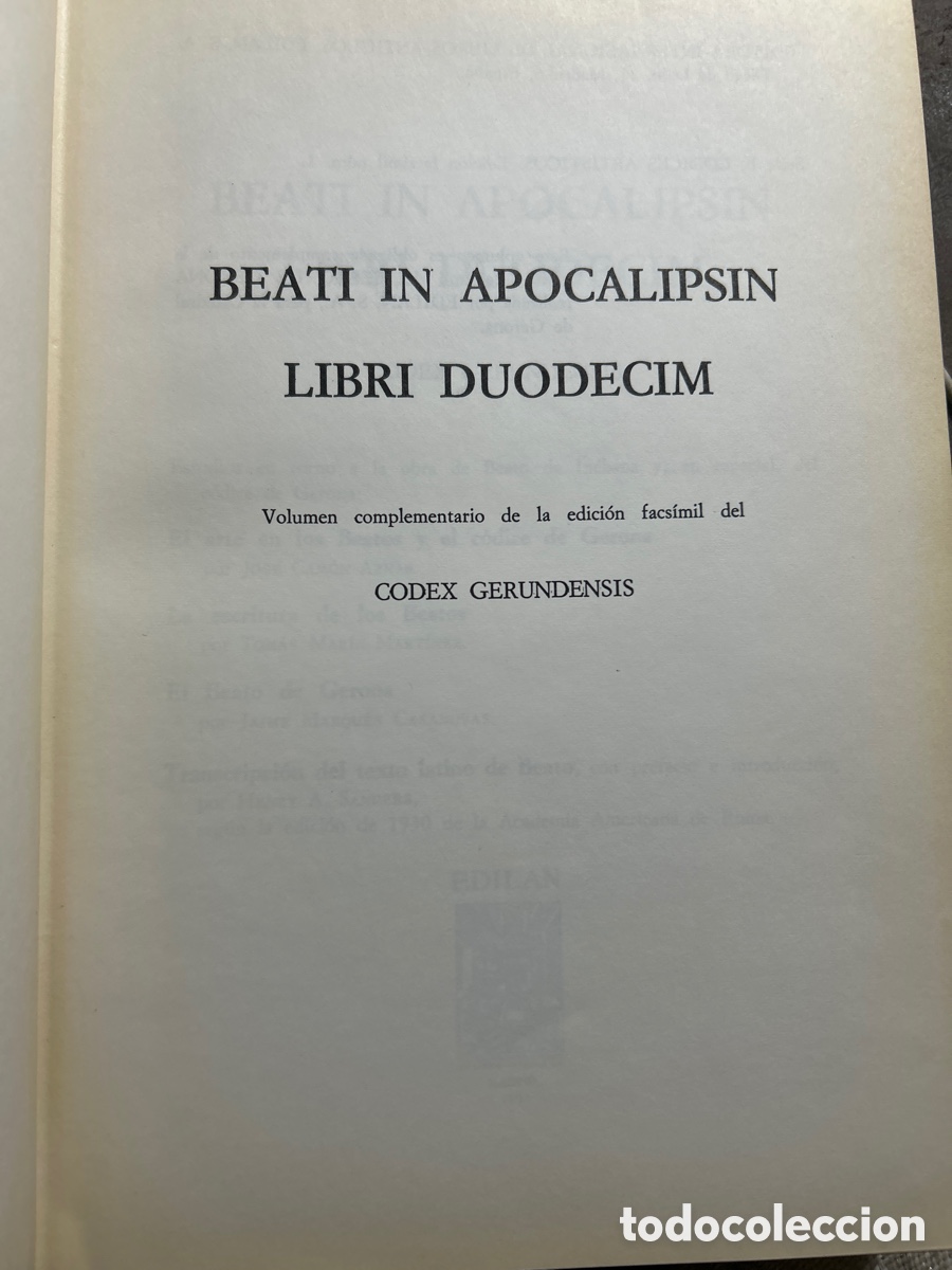 Libros: Beati in apocalipsin libri duodecim. - Foto 2