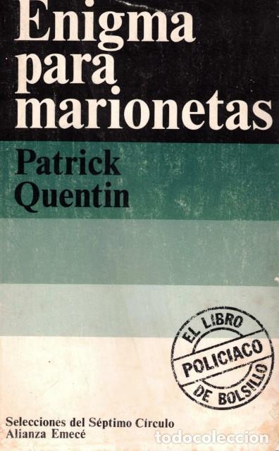 Libros: ENIGMA PARA MARIONETAS - QUENTIN, PATRICK - Foto 1