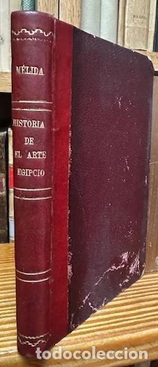 Libros: HISTORIA DE EL ARTE EGIPCIO - MELIDA, Jos&eacute; Ram&oacute;n - Foto 1