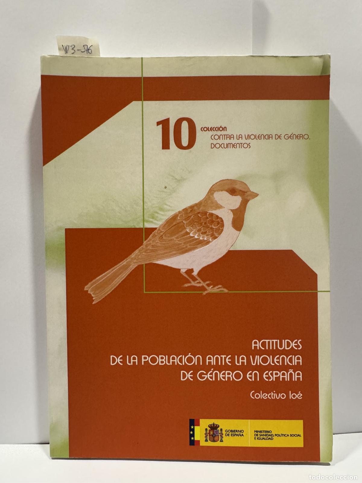 Libros: V.V. A.A. - Actitudes de la poblaci&oacute;n ante la violencia de g&eacute;nero.