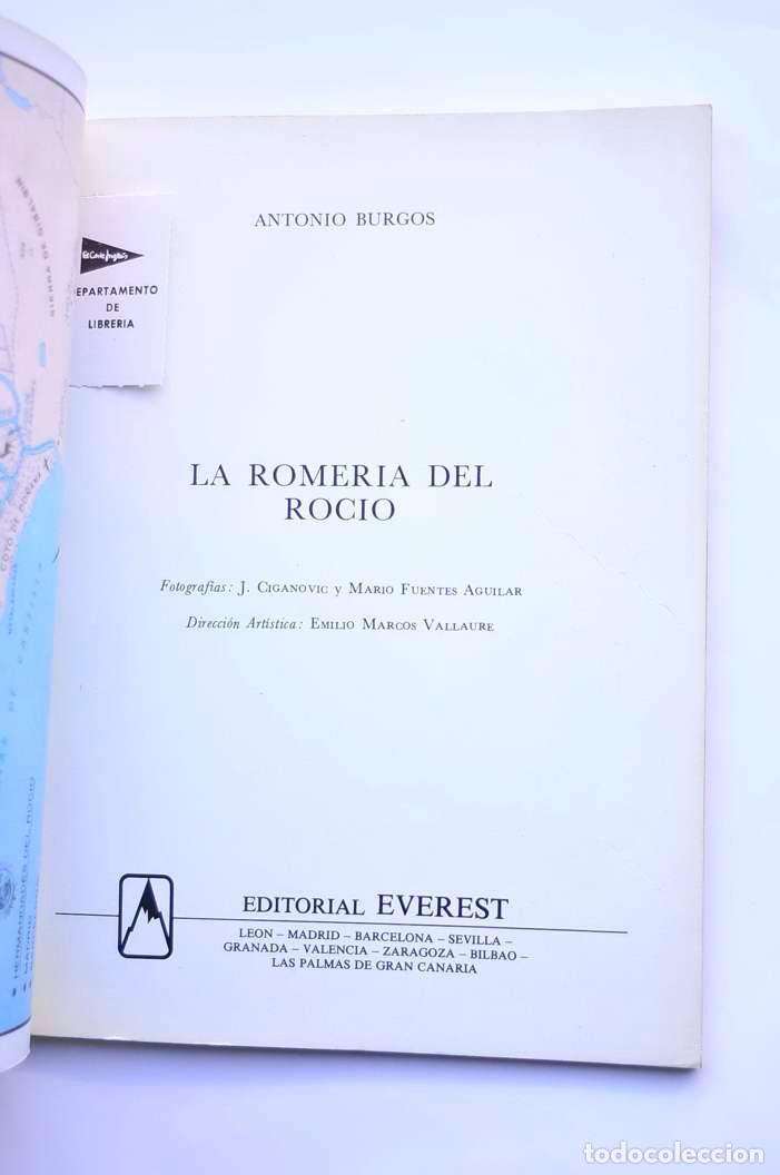 Libros: La Romer&iacute;a del Roc&iacute;o - BURGOS, Antonio - Foto 2
