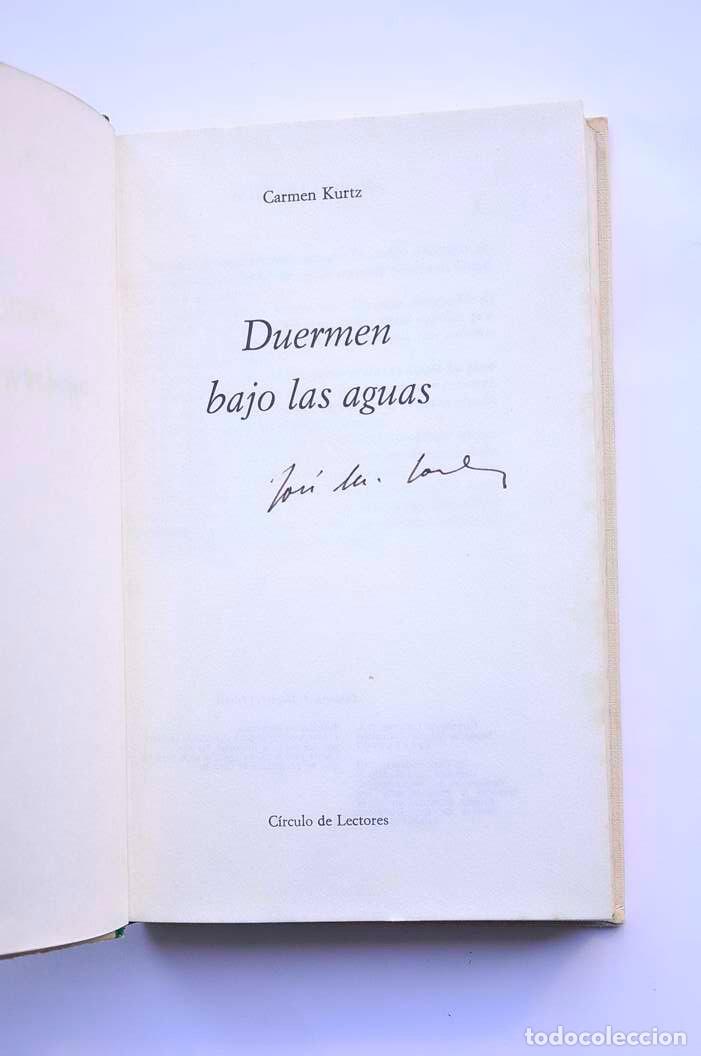 Libros: Duermen bajo las aguas - KURTZ, Carmen - Foto 2