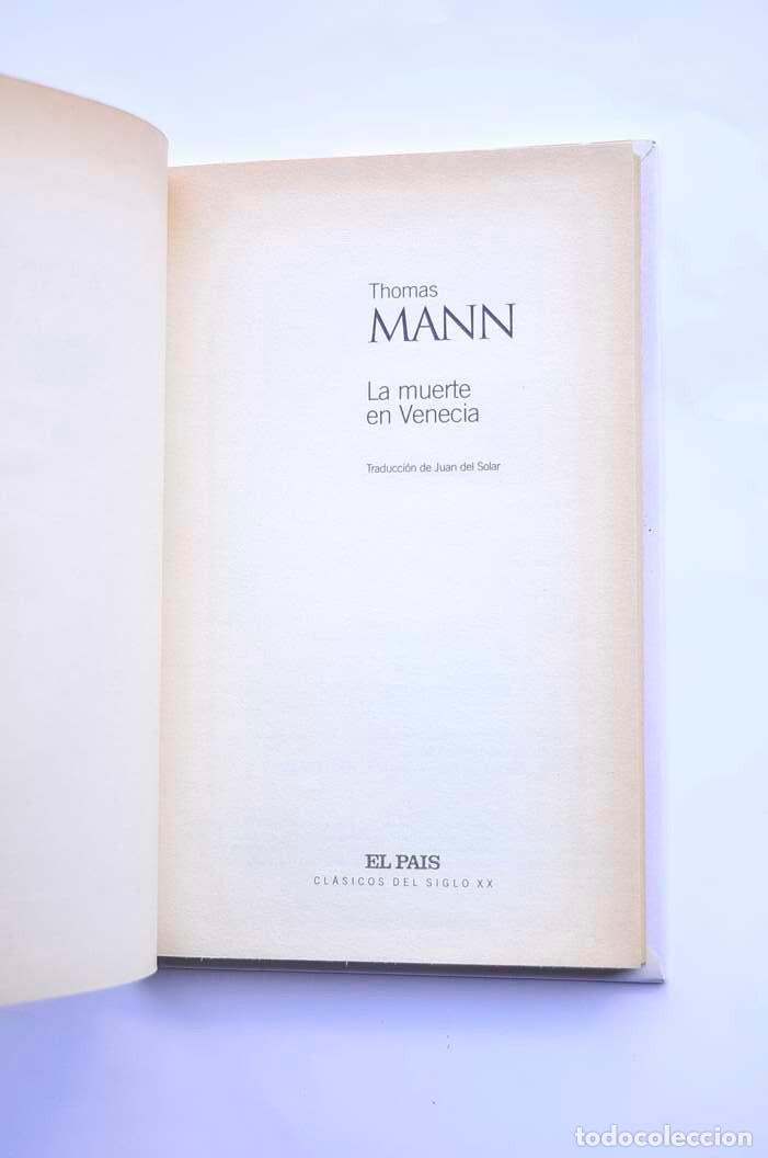Libros: La muerte en Venecia - MANN, Thomas - Foto 2