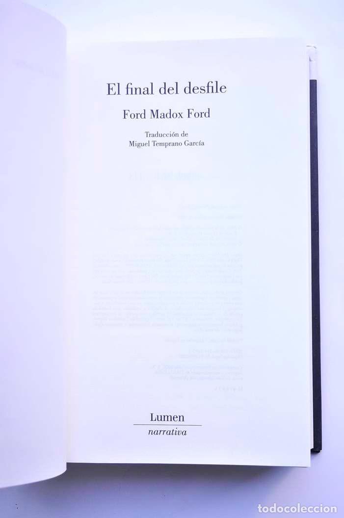 Libros: El final del desfile - FORD MADOX FORD - Foto 3