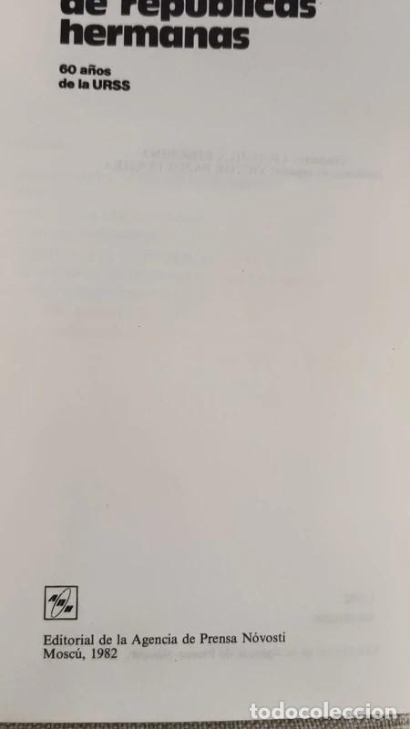 Libros: Uni&oacute;n de Rep&uacute;blicas Hermanas&rdquo; 60 A&ntilde;os de la URSS - Foto 3