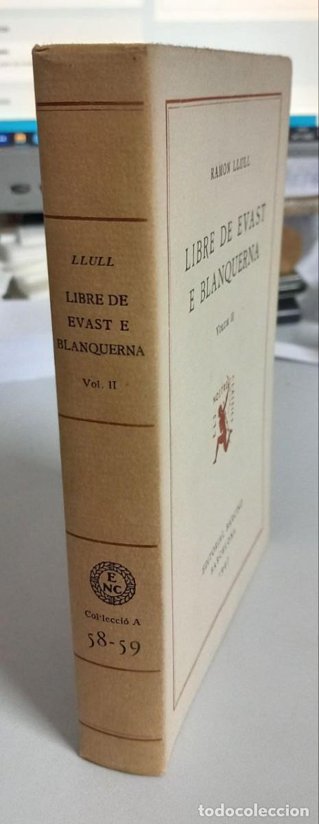 Libros: Libre de Evast e Blanquerna. (Volum II). - LLULL, Ramon: - Foto 2