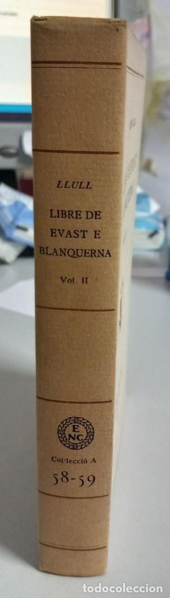 Libros: Libre de Evast e Blanquerna. (Volum II). - LLULL, Ramon: - Foto 7