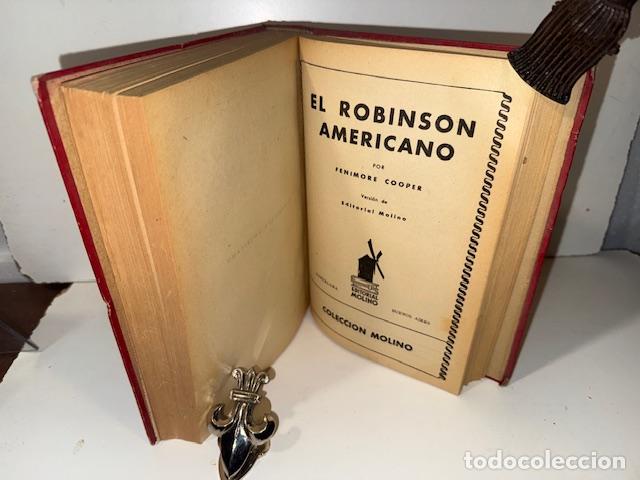 Libros: ROBINSON CRUSOE EL ULTIMO MOHICANO EL ROBINSON AMERICANO - Foto 2