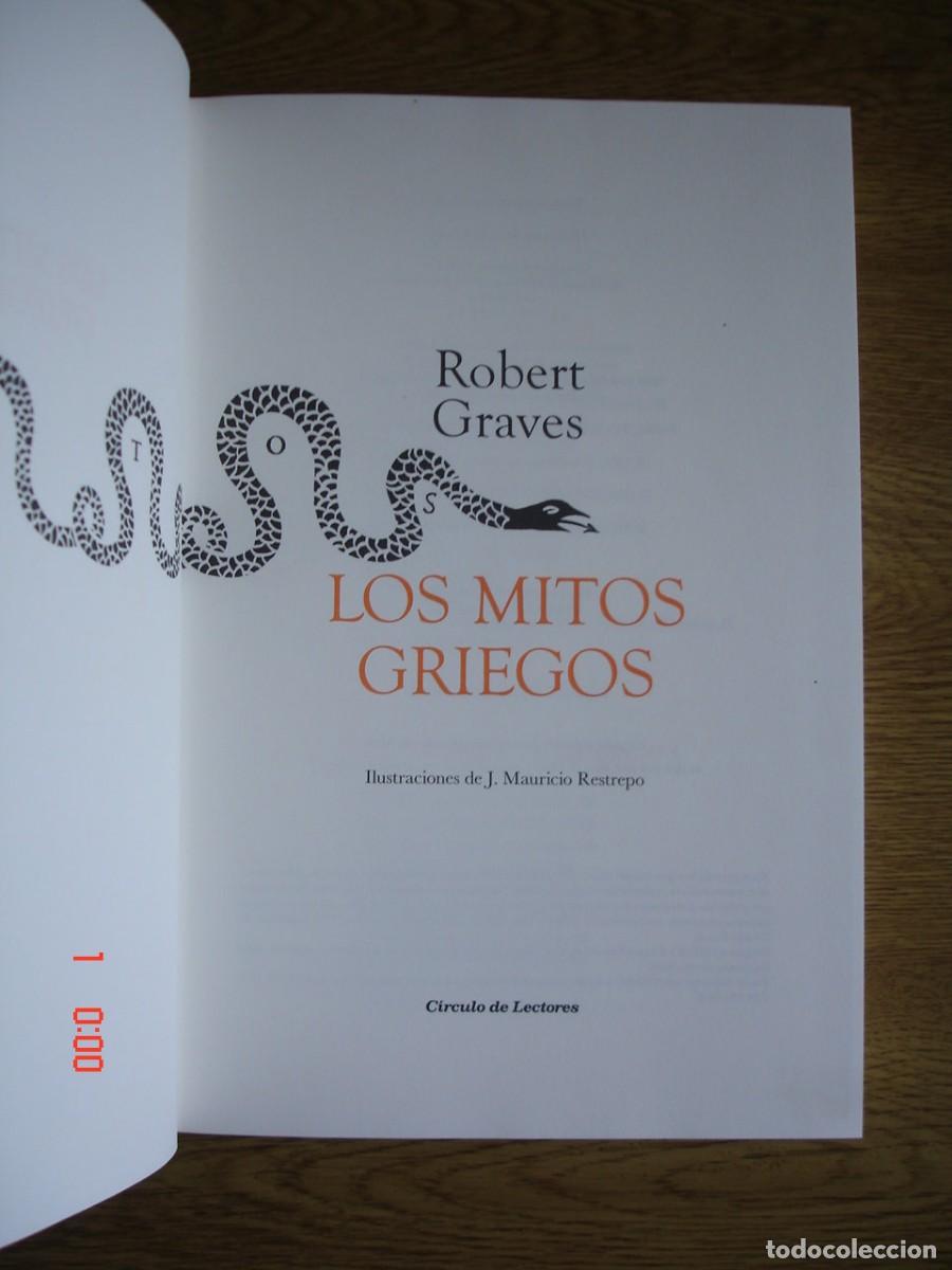 Libros: LOS MITOS GRIEGOS - ROBERT GRAVES - ED. C&Iacute;RCULO DE LECTORES, 2016 - Foto 3
