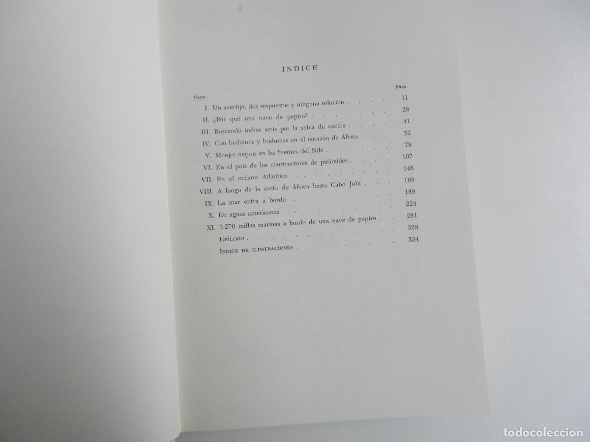 Libros: LAS EXPEDICIONES RA - THOR HEYERDAHL - C&Iacute;RCULO DE LECTORES 1972. - Foto 6