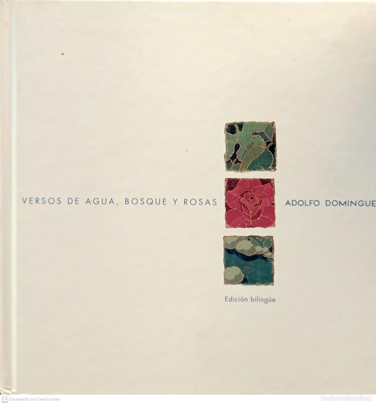 Libros: Versos de agua, bosque y rosas - Adolfo Dominguez - Foto 1