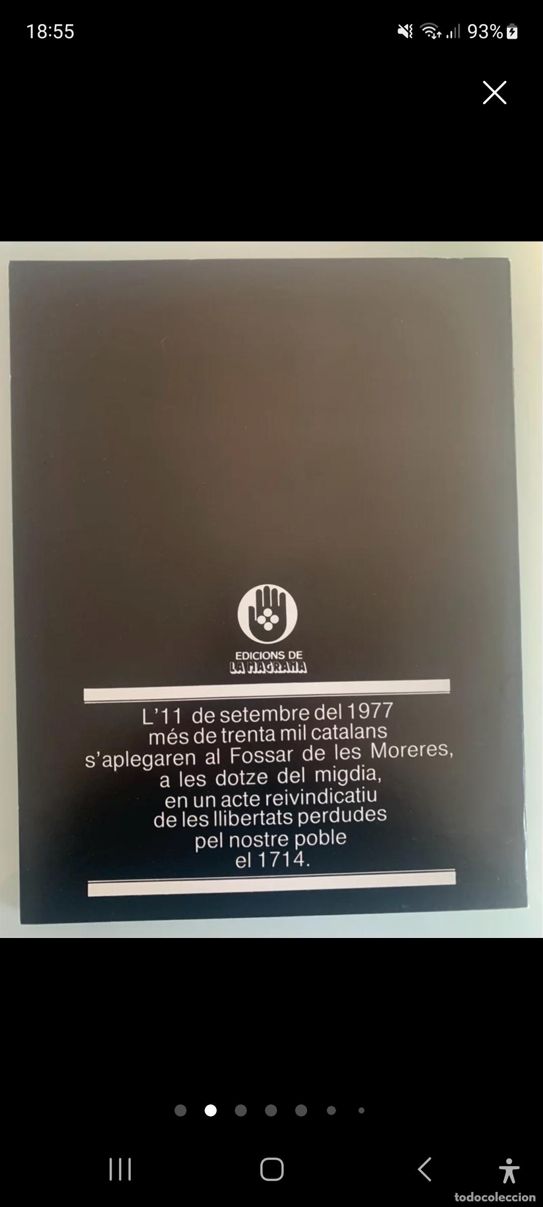 Libros: 11 de setembre el poble treballador 1977 - Foto 4