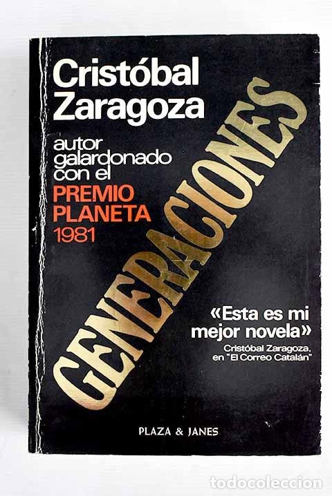 Libros: Generaciones: Zaragoza, Crist&oacute;bal.- Zaragoza, Crist&oacute;bal - Foto 1