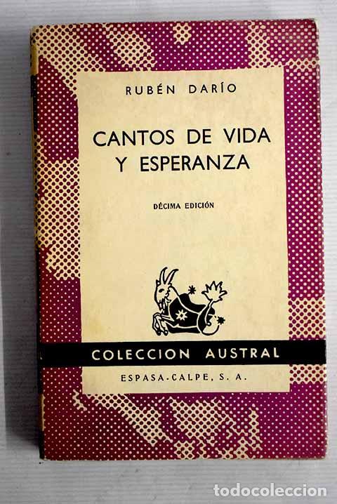 Libros: Cantos de vida y esperanza.- Dar&iacute;o, Rub&eacute;n - Foto 1