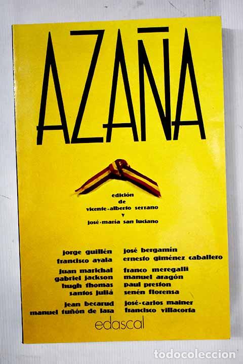 Libros: Aza&ntilde;a: Aza&ntilde;a, Manuel.- Aza&ntilde;a, Manuel - Foto 1