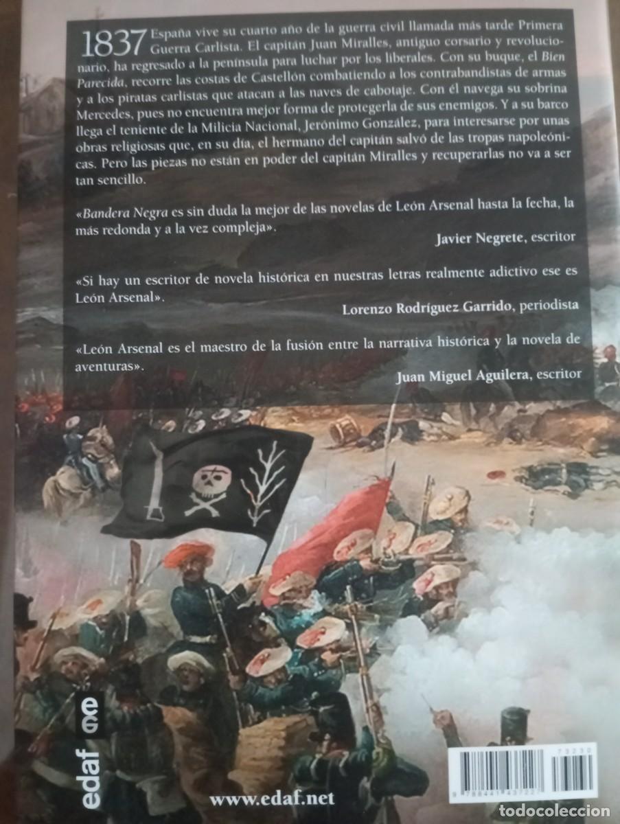 Libros: BANDERA NEGRA, LE&Oacute;N ARSENAL, EDAF 2017 - Foto 2