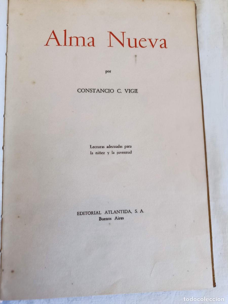 Libros: Alma nueva Constancio C. Vigil - Foto 3