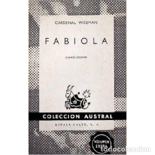 Libros: FABIOLA - CARDENAL WISEMAN - Foto 1