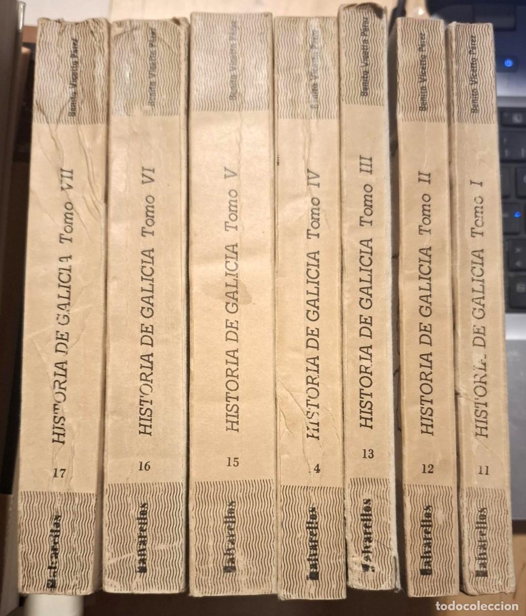 Livres: Benito Vicetto - HISTORIA DE GALICIA (7 VOLS.+ 1 ANEXO AL VOL. III)