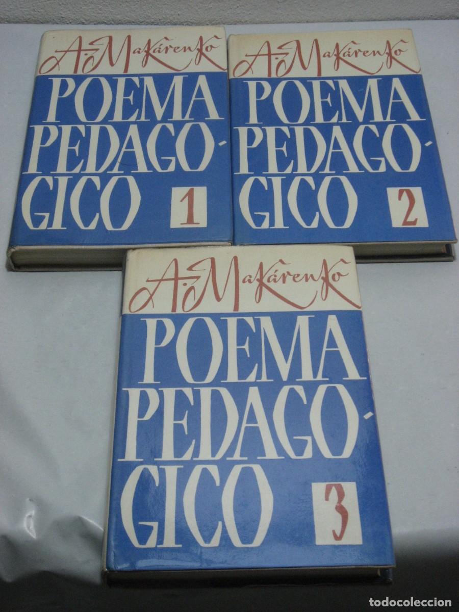Libros: POEMA PEDAG&Oacute;GICO. 3 Tomos - A. Mak&aacute;renko - Foto 1