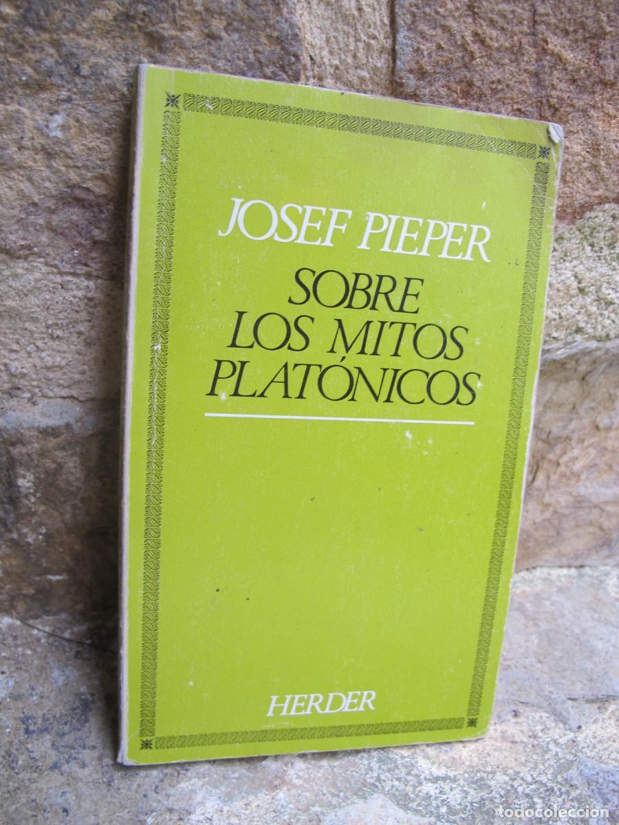 Libros: SOBRE LOS MITOS PLATONICOS. JOSEF PIEPER - Foto 1