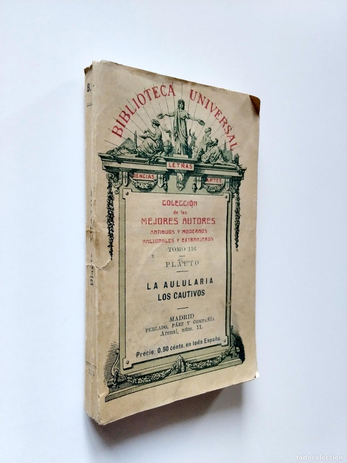 Libros: Plauto - La Aulularia - Los cautivos - Foto 1