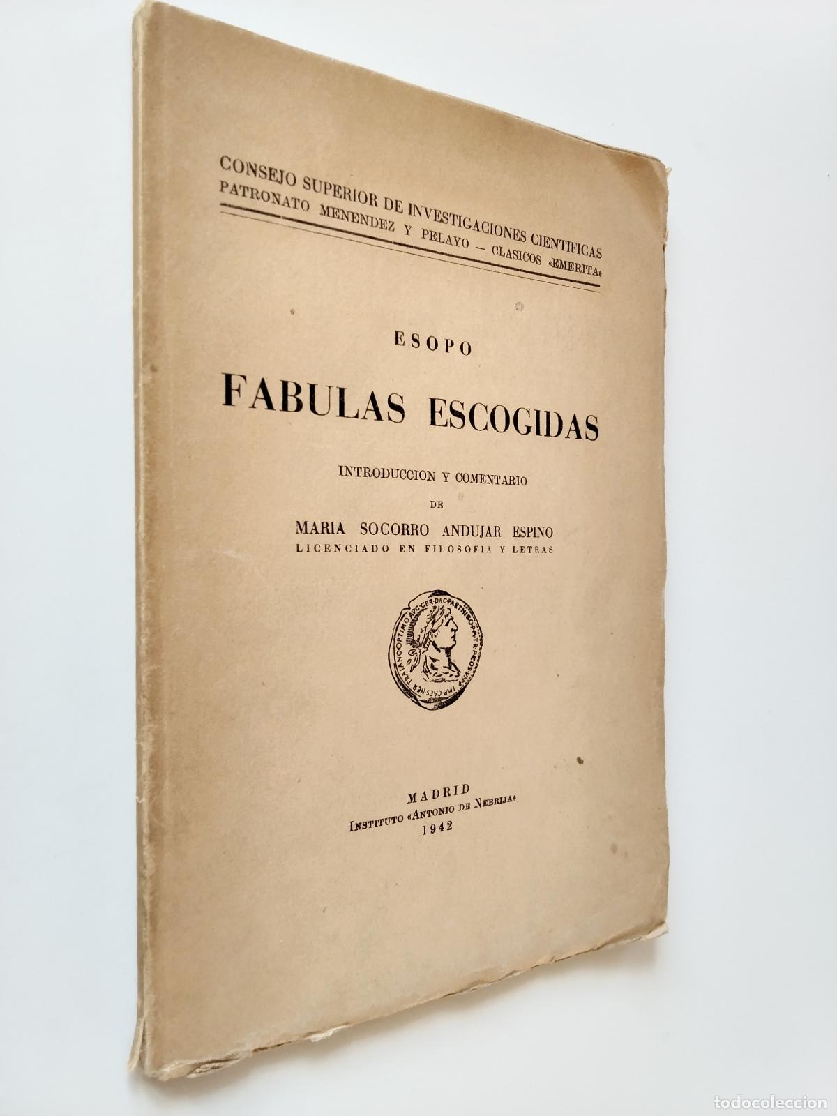 Libros: Esopo - F&aacute;bulas escogidas - Foto 1