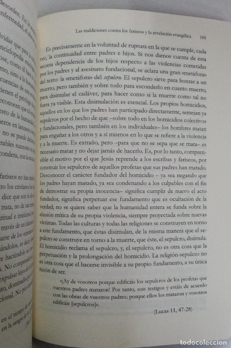 Libros: La piedra desechada - Ren&eacute; Girard - Foto 2
