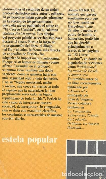 Libros: Autopista, Jaume Perich (1970) - Foto 3