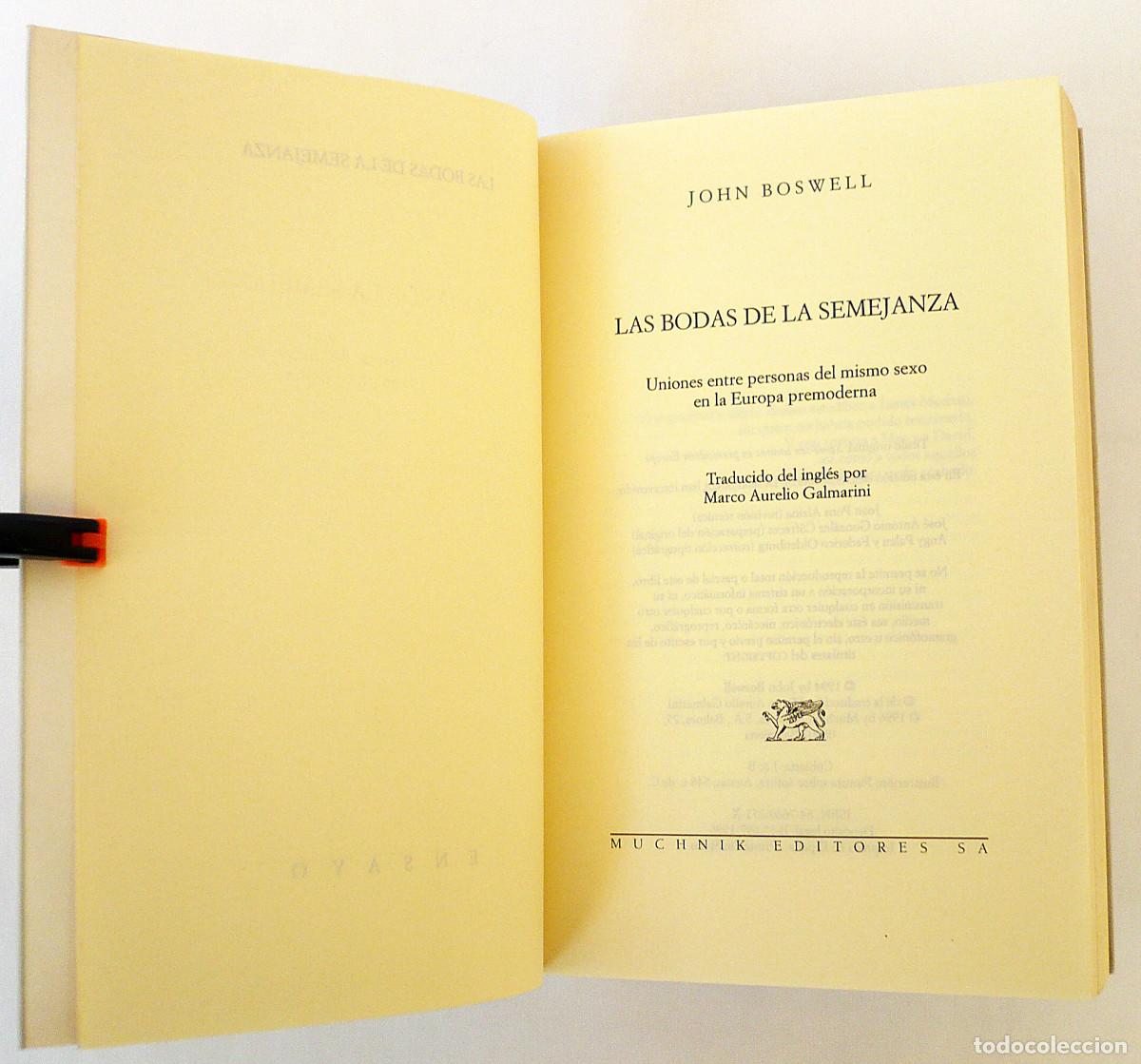 Libros: Las bodas de la Semejanza, John Boswell - Foto 5
