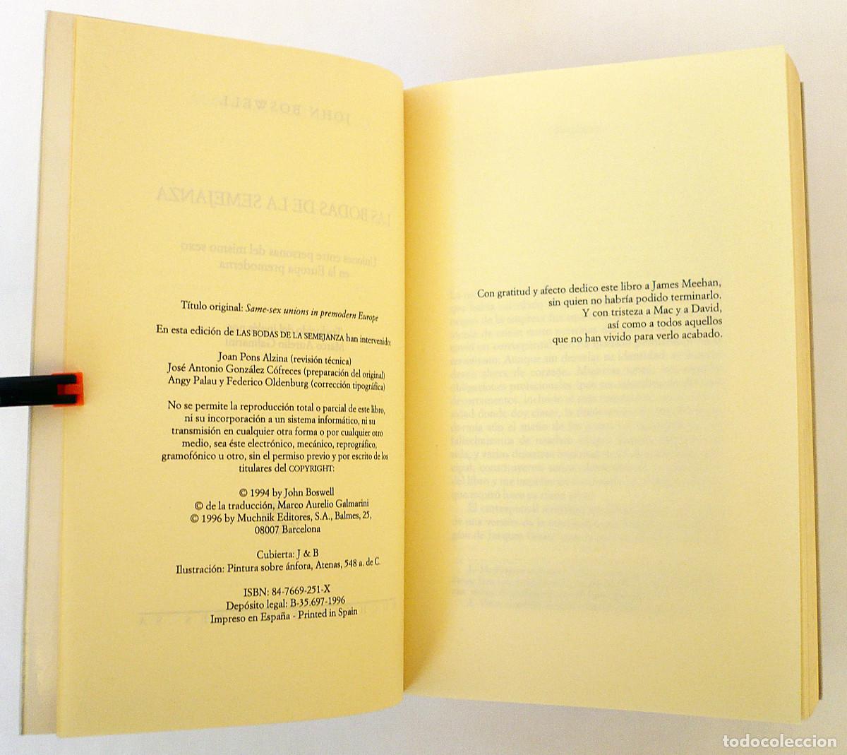 Libros: Las bodas de la Semejanza, John Boswell - Foto 6