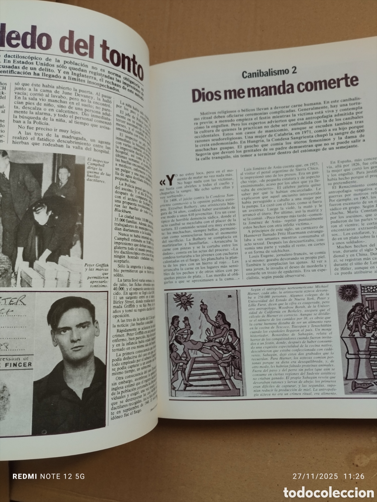 Libros: Antiguo libro ARCHIVO DEL CRIMEN - Foto 2