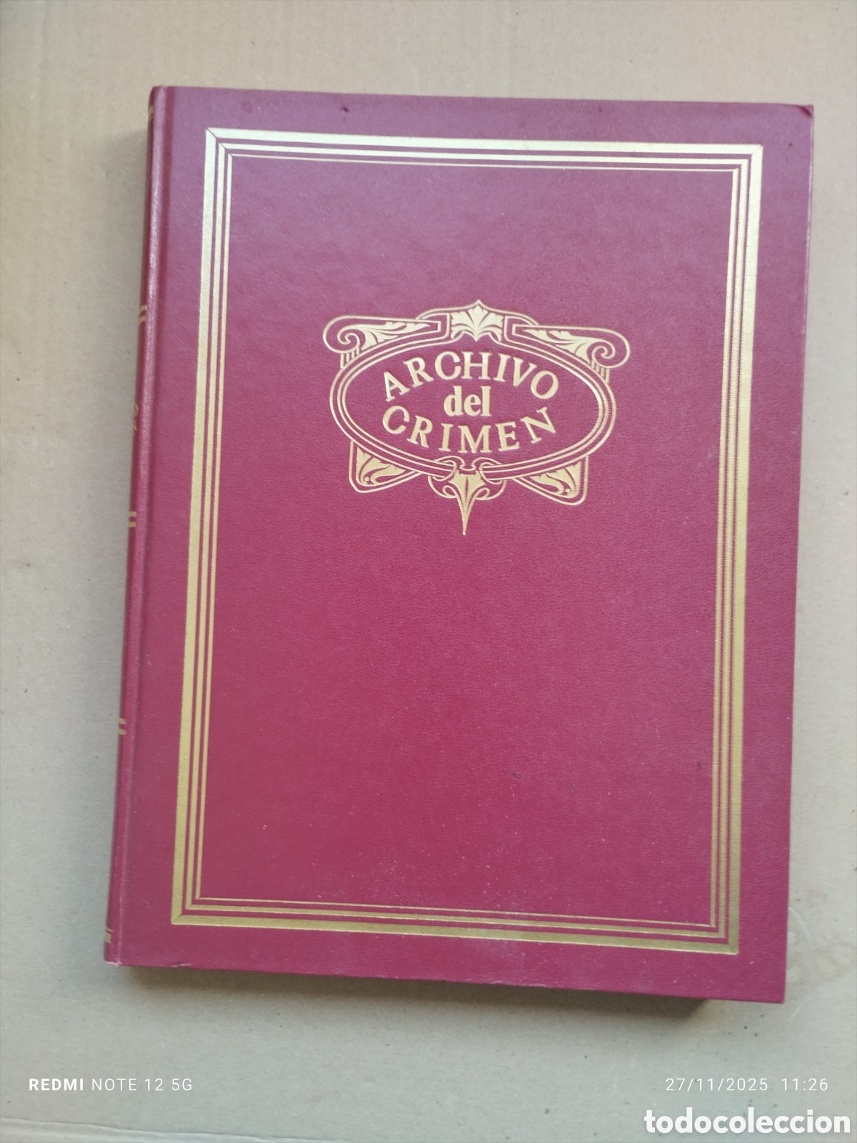 Libros: Antiguo libro ARCHIVO DEL CRIMEN - Foto 1