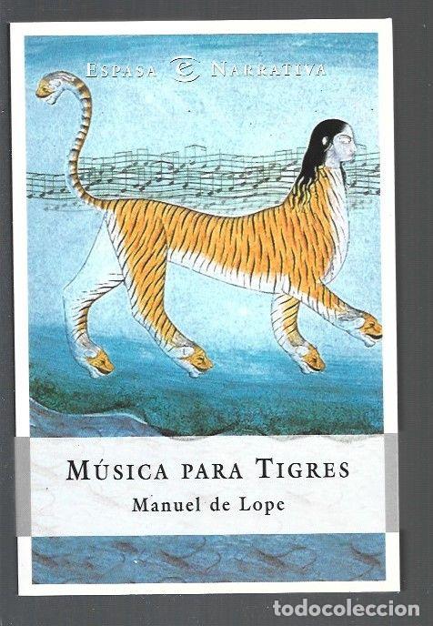 Libros: MUSICA PARA TIGRES - LOPE, MANUEL DE - Foto 1