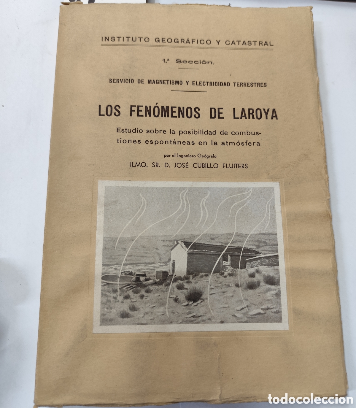 books: LOS FENOMENOS DE LAROYA. Estudio sobre la posibilidad de combustiones espont&aacute;neas en la atm&oacute;sfera. S